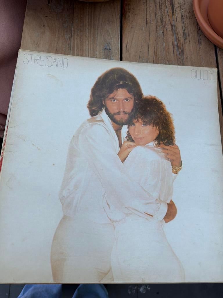 Barbra Streisand - Guilty LP (1980), Ophalen of Verzenden, 1980 - 1989, Gebruikt, 12 inch