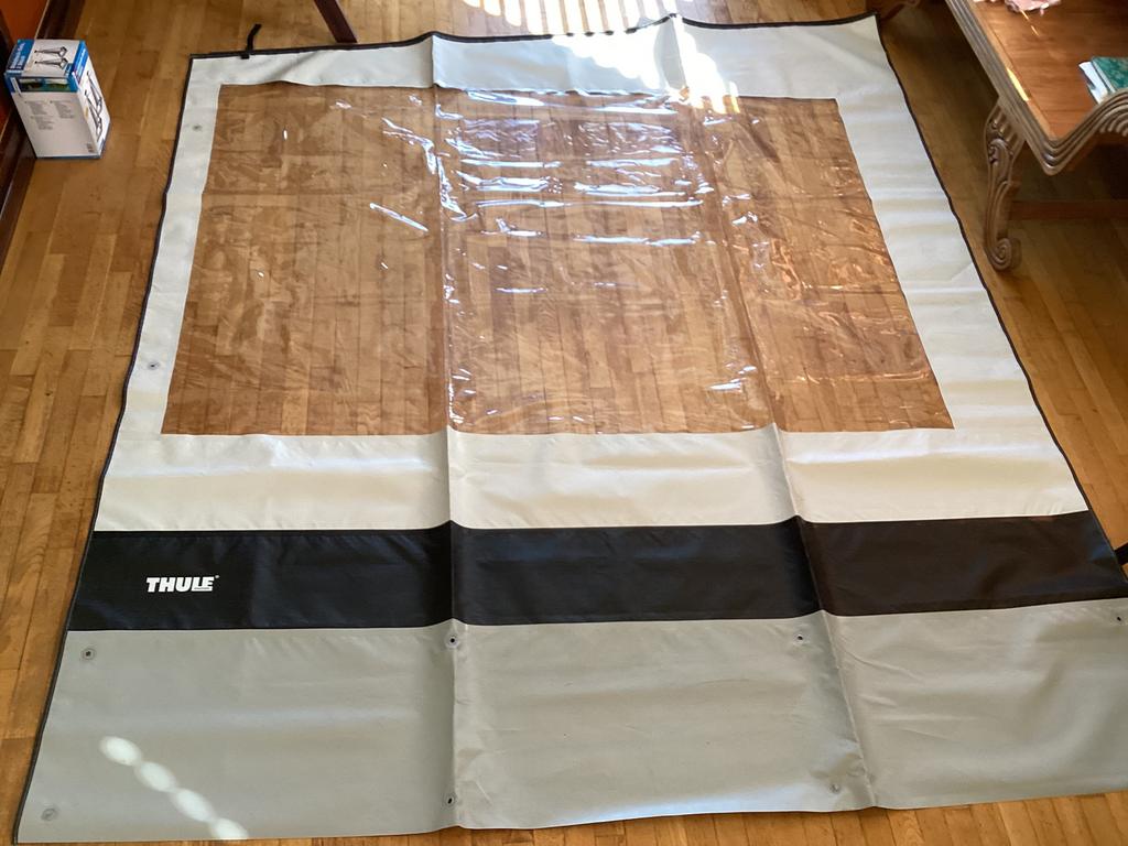 Zijwand voor Thule luifel (rainblokker)afm.200x250 + rafter., Caravans en Kamperen, Ophalen, Zo goed als nieuw