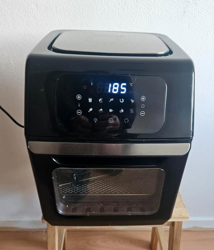 Dit is een GOURMETmaxx Digitale heteluchtfriteuse (airfryer), Witgoed en Apparatuur, Airfryers, Zo goed als nieuw, Airfryer XXL