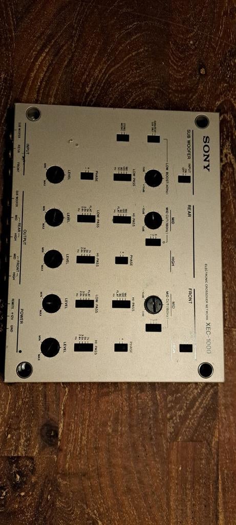 SONY  XEC-1000 SUB WOOFER CROSSOVER, Ophalen of Verzenden