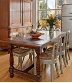 Antieke Eikenhouten Kloostertafel - Robuust en Authentiek, Ophalen