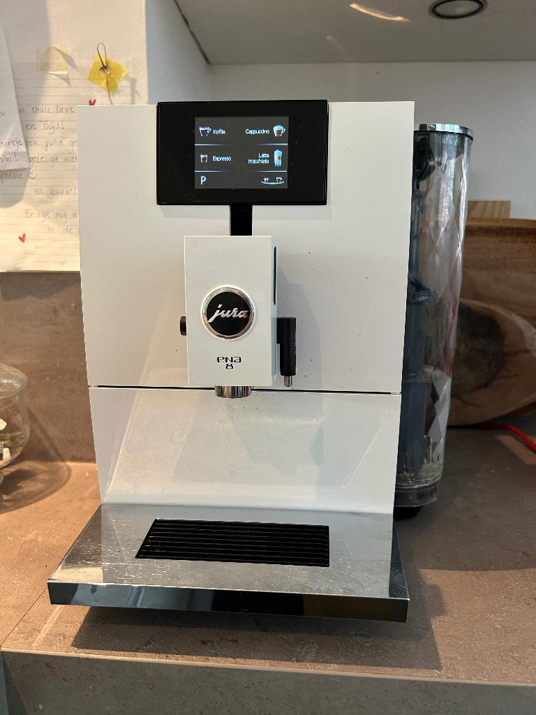 Jura koffiemachine ENA8, Witgoed en Apparatuur, Ophalen, Gebruikt, 10 kopjes of meer, Koffiemachine