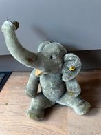 Steiff olifant met knopje in oor, Ophalen of Verzenden