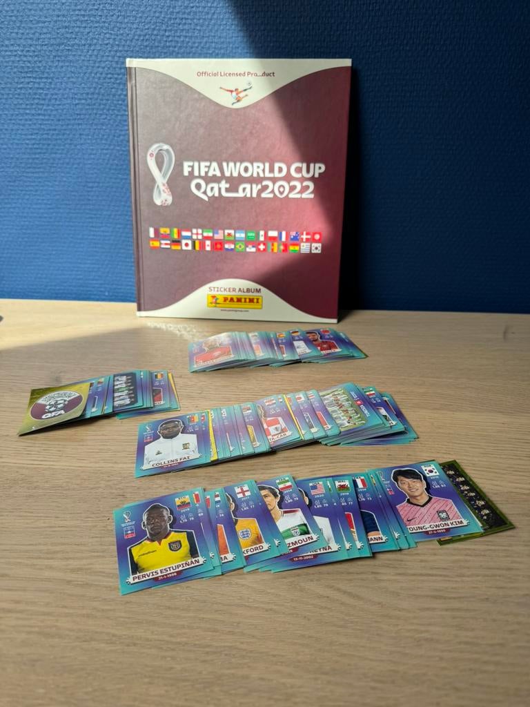 Stickers World Cup 2022 Panini, Ophalen of Verzenden, Nieuw, Meerdere stickers