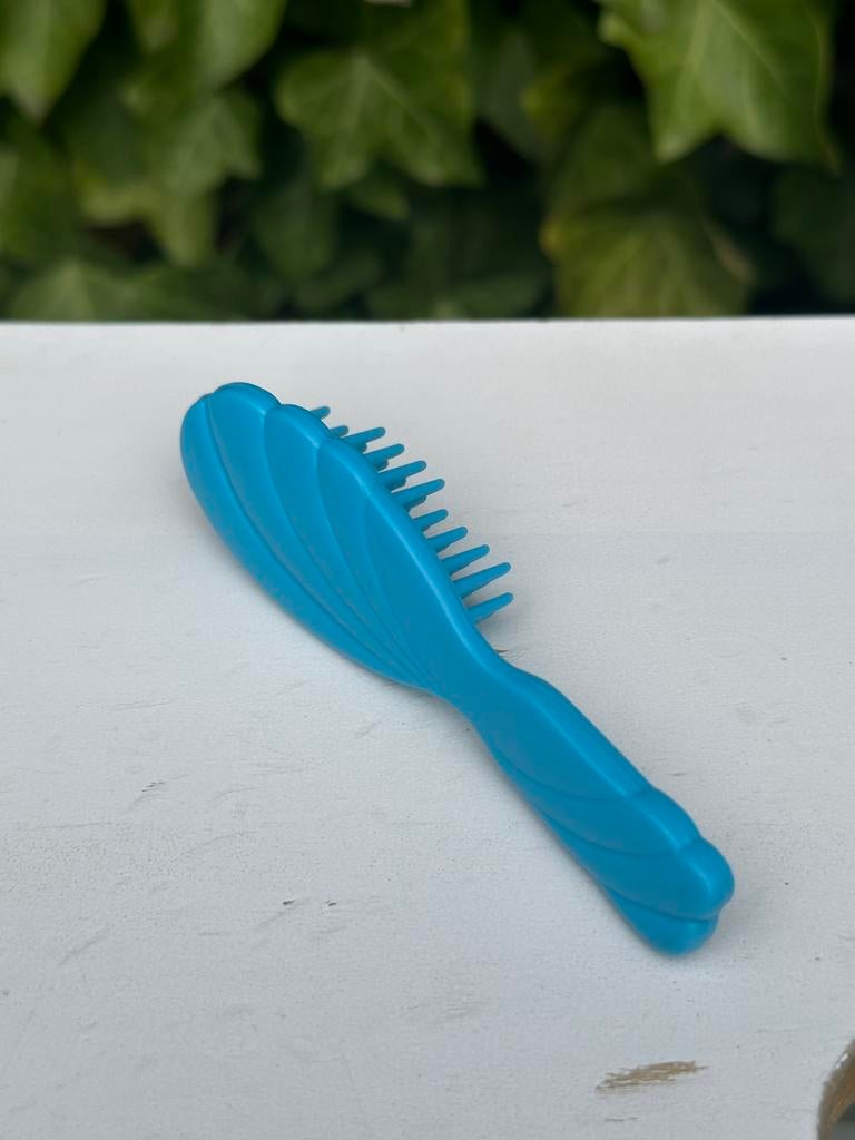 Barbie haarborstel blauw 1990s, Ophalen of Verzenden, Zo goed als nieuw, Accessoires