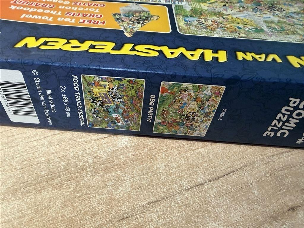 Jan van Haasteren - bbq party - food truck - 2in1 - s6612, Ophalen of Verzenden, 500 t/m 1500 stukjes, Zo goed als nieuw