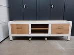 Tv meubel/ dressior/ lage eiken kast te koop, Ophalen, 150 tot 200 cm, Eikenhout, Minder dan 100 cm