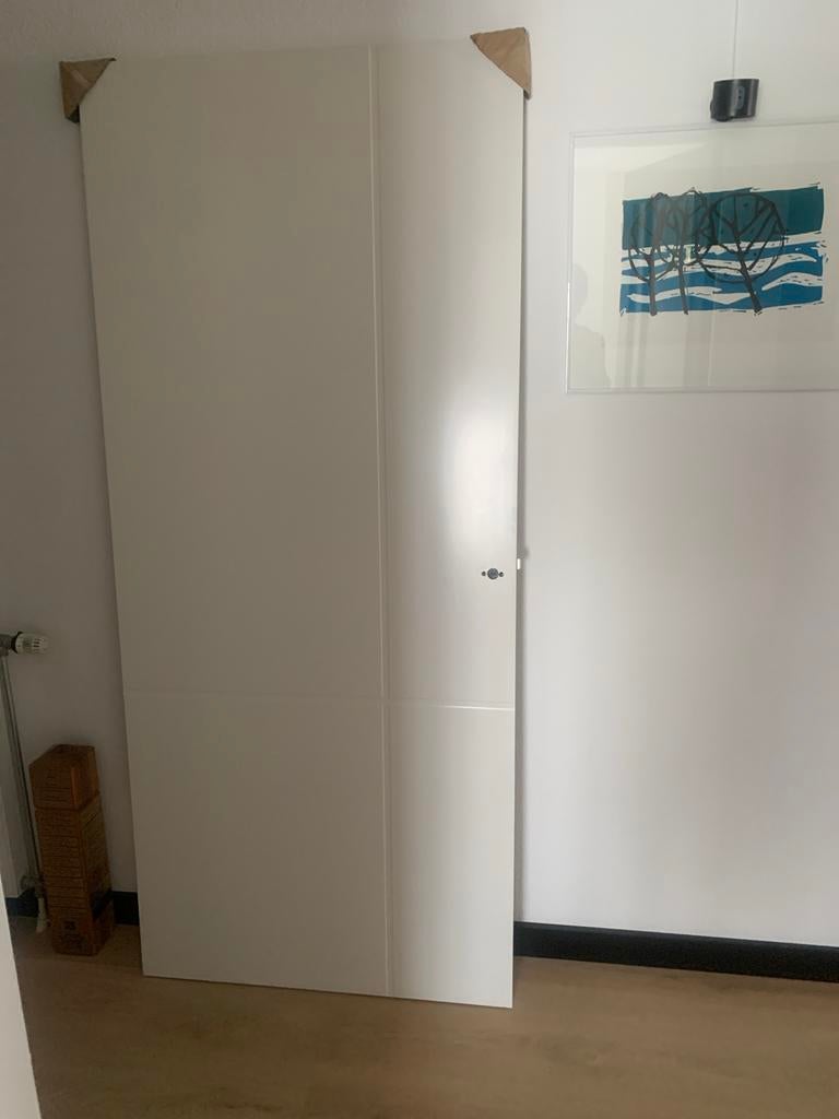 Svedex binnendeur Alpine wit linksdraaiend, Ophalen, 80 tot 100 cm, 215 cm of meer, Binnendeur