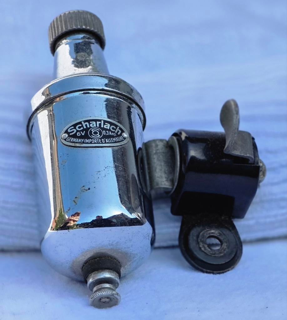 Scharlach dynamo fiets oldtimer Vintage chrome, Ophalen of Verzenden, Gebruikt