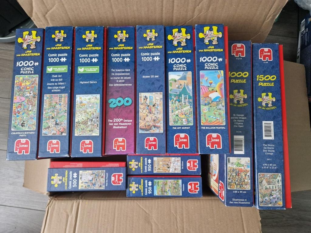 Diverse Jan Van Haasteren puzzels, Hobby en Vrije tijd, Denksport en Puzzels, Ophalen of Verzenden, 500 t/m 1500 stukjes, Zo goed als nieuw