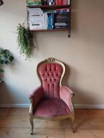 Voorleesstoel barokke fauteuil roze goud, Ophalen