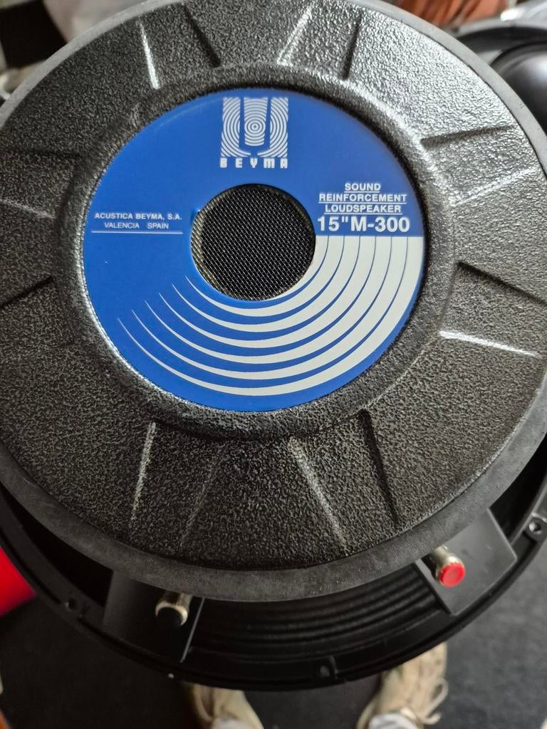 Beyma en Das 15inch speaker voor recone., Ophalen of Verzenden, Minder dan 500 watt