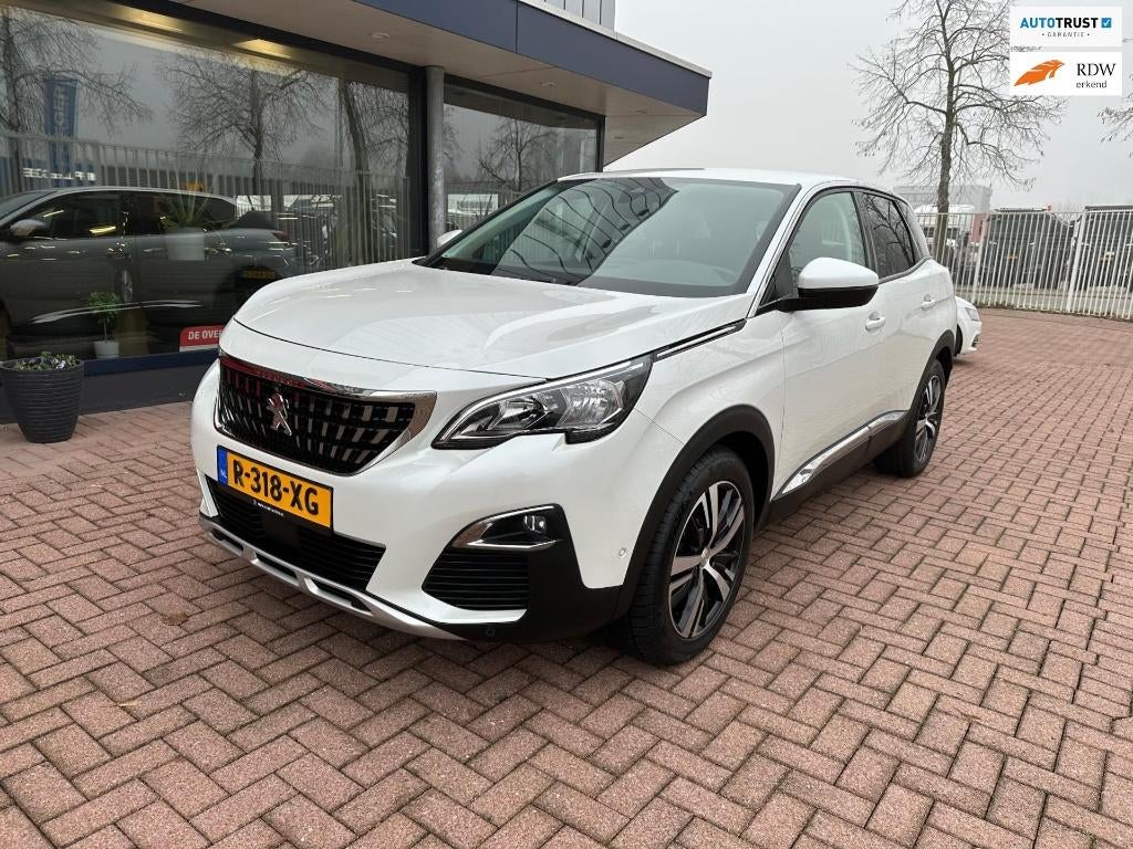 Peugeot 3008 1.2 Puretech 96KW/130PK 2018 Wit, Auto's, Peugeot, Particulier, 360° camera, Achteruitrijcamera, Adaptive Cruise Control