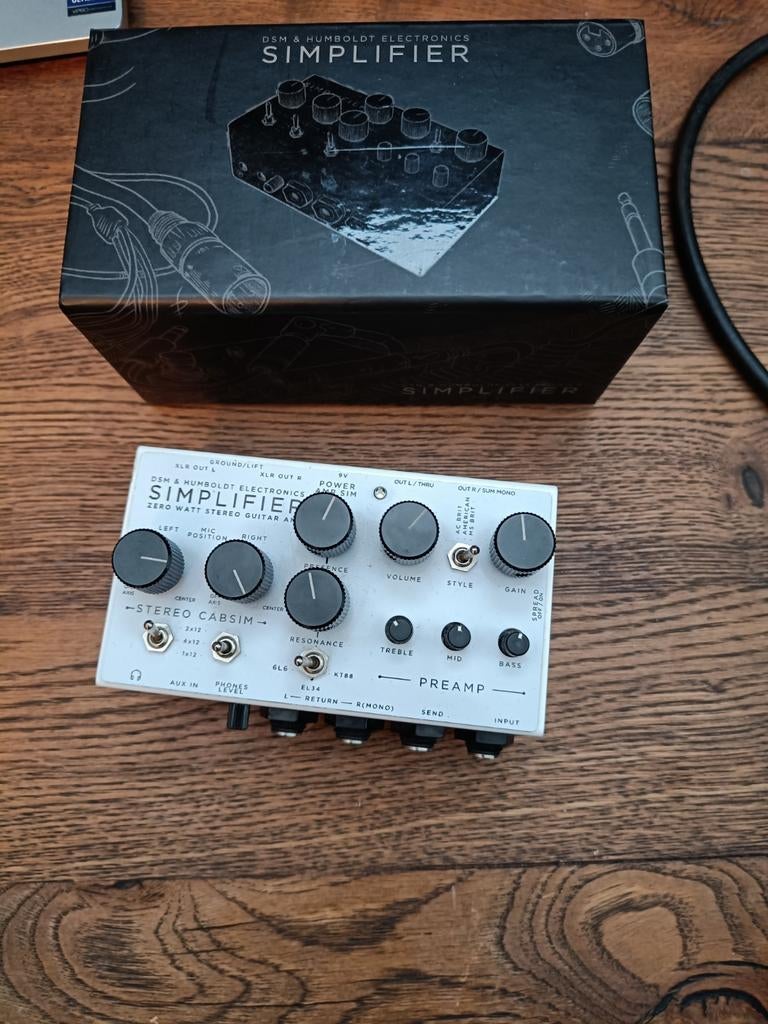DSM & Humboldt Simplifier Zero Watt Stereo Gitaar Preamp, Muziek en Instrumenten, Snaarinstrumenten | Gitaren | Elektrisch, Ophalen of Verzenden