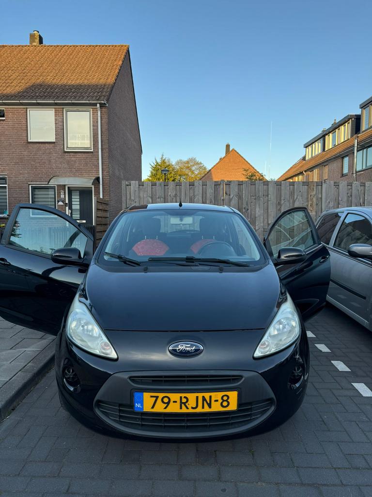 Ford Ka 1.2 69pk 2011 Zwart, Auto's, Ford, Particulier, Ka, Benzine, B, Hatchback, Handgeschakeld, Origineel Nederlands, Zwart