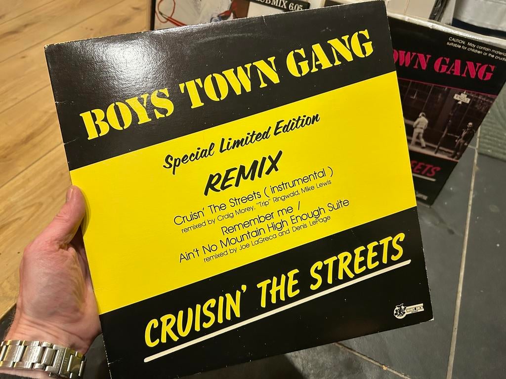Boys Town Gang Cruisin' The Streets Remix Moby Dick BTG-234, Gebruikt, 1980 - 1989, Ophalen of Verzenden, Inclusief binnenhoes