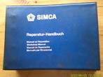 werkplaatshandboek Simca 1000, Boeken, Ophalen of Verzenden, Gelezen, Overige merken