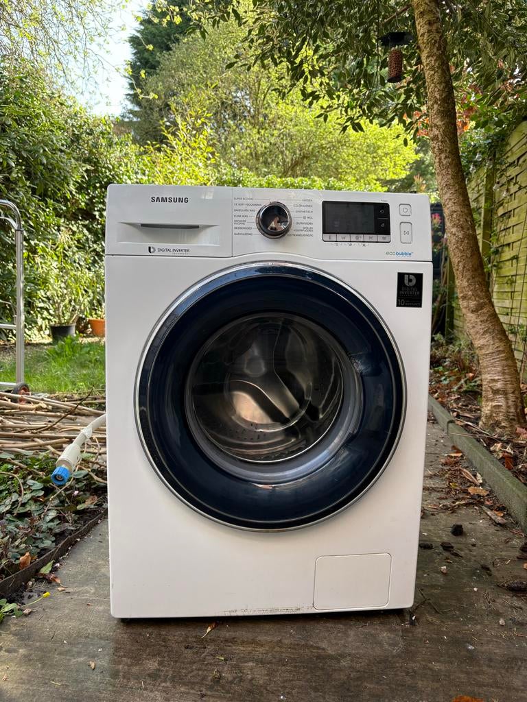 Samsung Wasmachine - Voorlader met EcoBubble Technologie, Ophalen, 1200 tot 1600 toeren, Gebruikt, 8 tot 10 kg