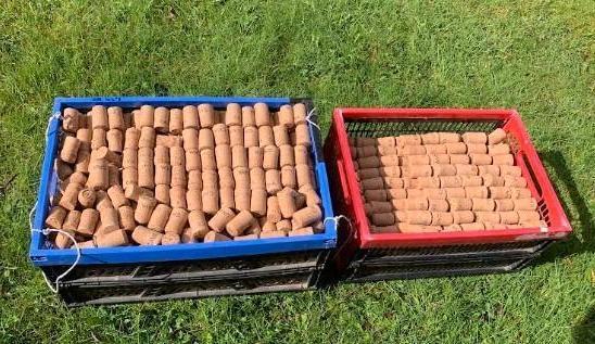 Kurken aangeboden voor knutselen e.d., Ophalen of Verzenden, Gebruikt, Materiaal