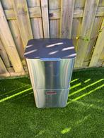 Brabantia prullenbak, Ophalen, Zo goed als nieuw, Rvs, 50 tot 75 cm