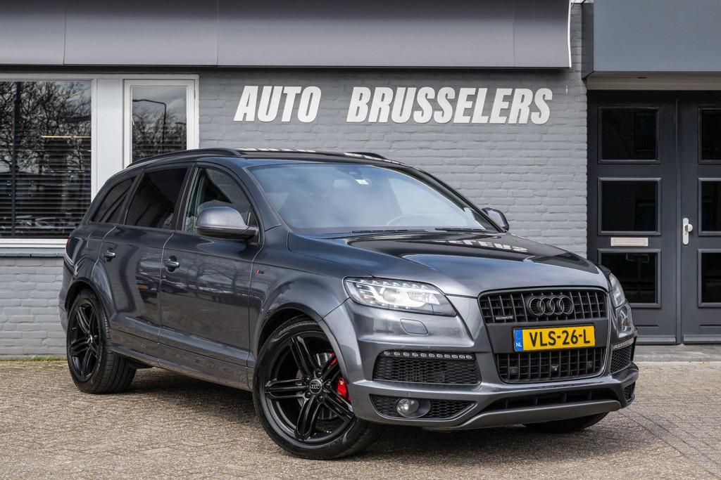 Audi Q7 3.0 TDI quattro S-line Grijs kenteken..., Auto's, Audi, Automaat, Stof, Gebruikt, Euro 6
