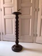 Vintage Houten Pilaar - Gedraaide Kolom - 95 cm Hoog, Ophalen of Verzenden, Gebruikt