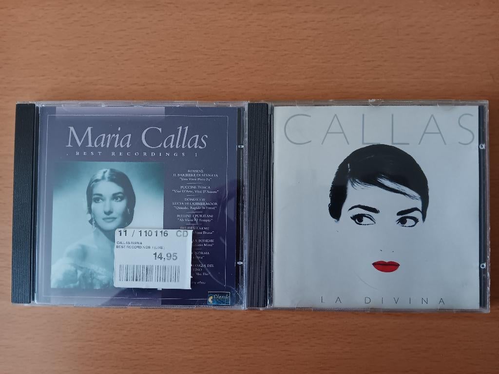 2 prachtige originele cd's van Maria Callas, Ophalen, Classicisme, Gebruikt, Overige typen