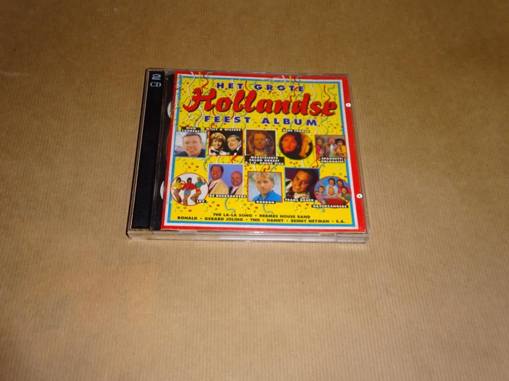2 CD Het Grote Hollandse Feest Album, Ophalen of Verzenden, Gebruikt, Levenslied of Smartlap