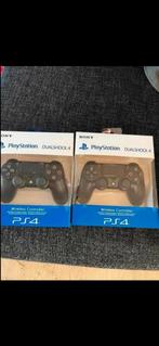 2 gloednieuwe ps4 controllers zwart ps4, Spelcomputers en Games, Ophalen of Verzenden, Zo goed als nieuw, Controller