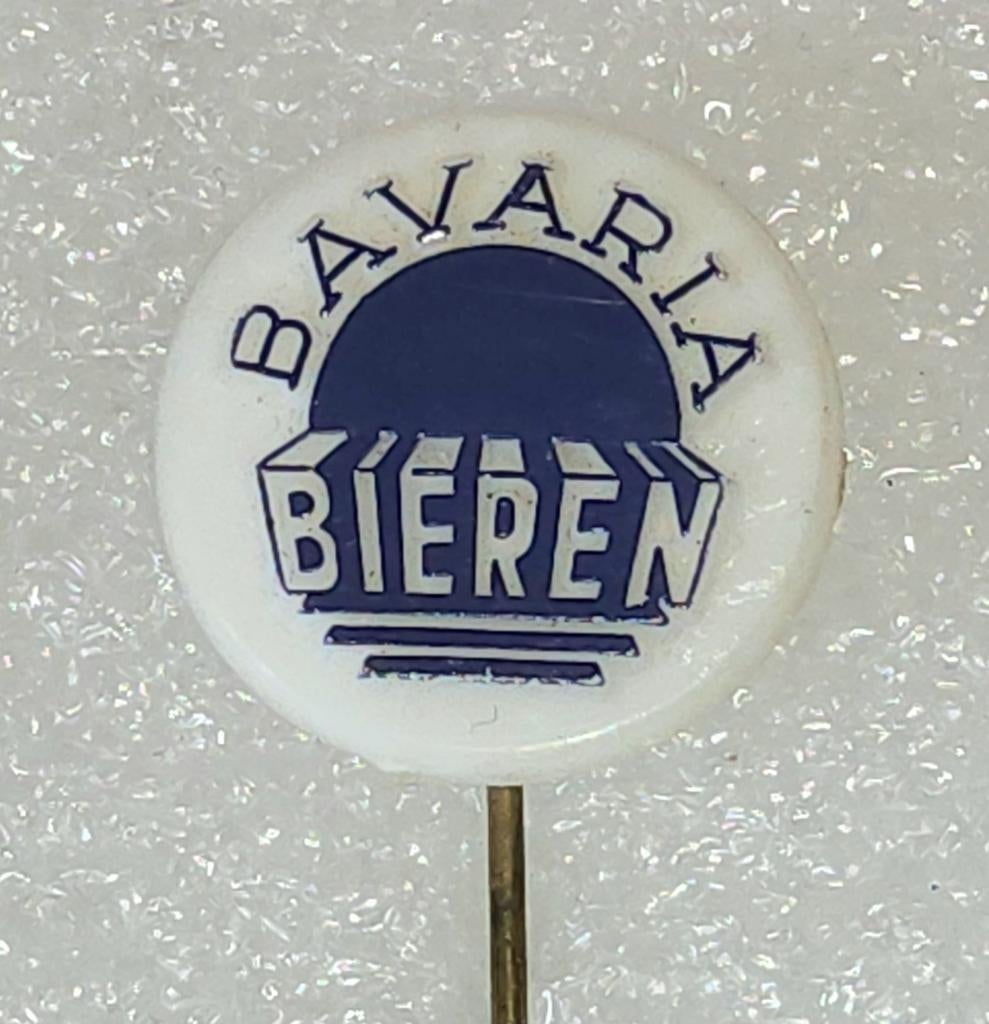 Vintage Bavaria Bieren Speldje - Bier Reclame, Verzamelen, Ophalen of Verzenden, Gebruikt, Merk, Speldje of Pin