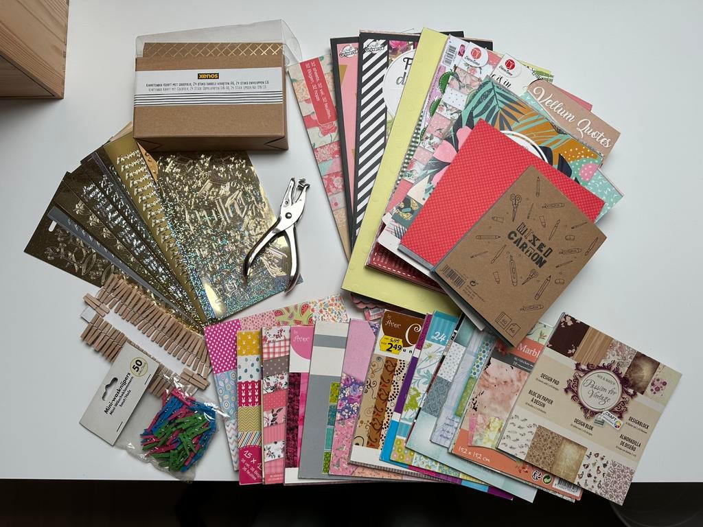 Knutselspullen, Hobby en Vrije tijd, Scrapbooking, Ophalen of Verzenden, Zo goed als nieuw