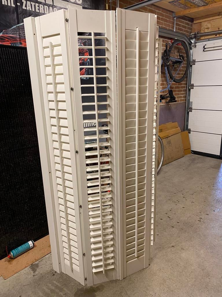 10x Shutters wit, Huis en Inrichting, Ophalen of Verzenden, Zo goed als nieuw
