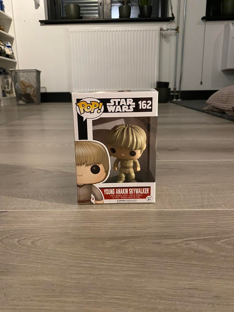Funko Pop 162 Young Anakin Skywalker, Ophalen of Verzenden, Zo goed als nieuw, Actiefiguurtje