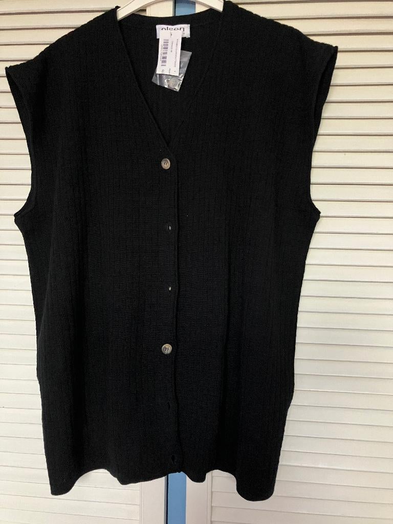 zwart gilet nieuw Olsen maat 46 verlaagd in prijs, Kleding | Dames, Truien en Vesten, Olsen, Zwart, Maat 46/48 (XL) of groter