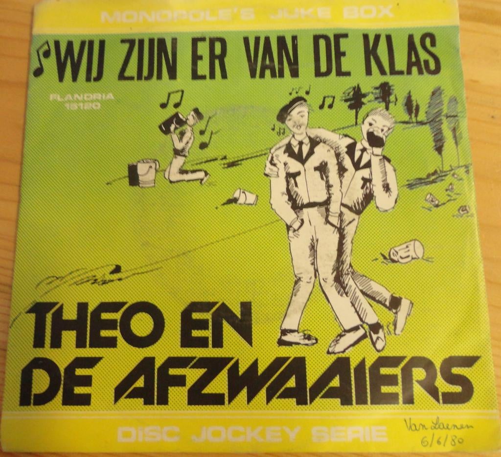 Theo & Afzwaaiers > Wij zijn er van de klas, Gebruikt, 7 inch, Single, Ophalen of Verzenden