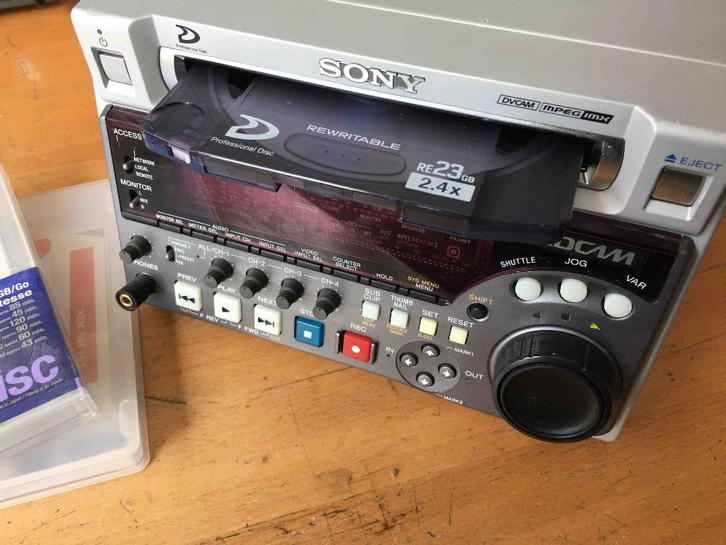 Sony XDCAM, Audio, Tv en Foto, Professionele Audio-, Tv- en Video-apparatuur, Gebruikt, Video, Ophalen of Verzenden