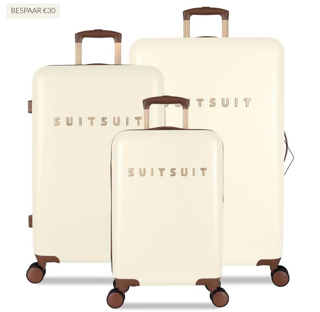 SUITSUIT koffer voucher kortingsbon 25%, Gebruikt, Hard kunststof, 45 tot 55 cm, Ophalen of Verzenden