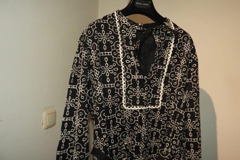 Baum und Pferdgarten broek pakje jumpsuit sier stiksels 40, Kleding | Dames, Jumpsuits, Maat 38/40 (M), Verzenden, Zwart, Zo goed als nieuw