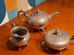 Antiek tinnen theeservies, 1685, Kortrijk, Ophalen of Verzenden