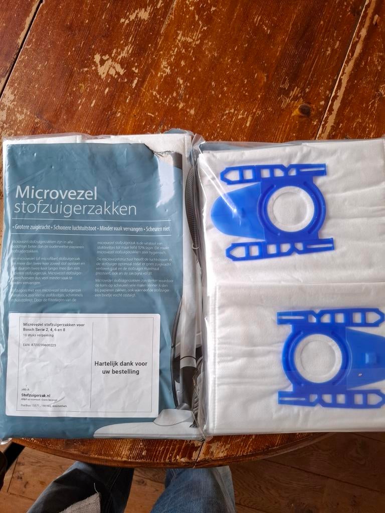 Microvezel stofzuigerzakken voor Bosch Serie 2, 4, 6 en 8, Ophalen of Verzenden, Nieuw, Stofzak, Overige typen