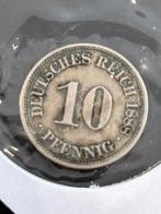 Duitse 10 Pfennig munt uit 1888, Ophalen of Verzenden, Duitsland, Losse munt