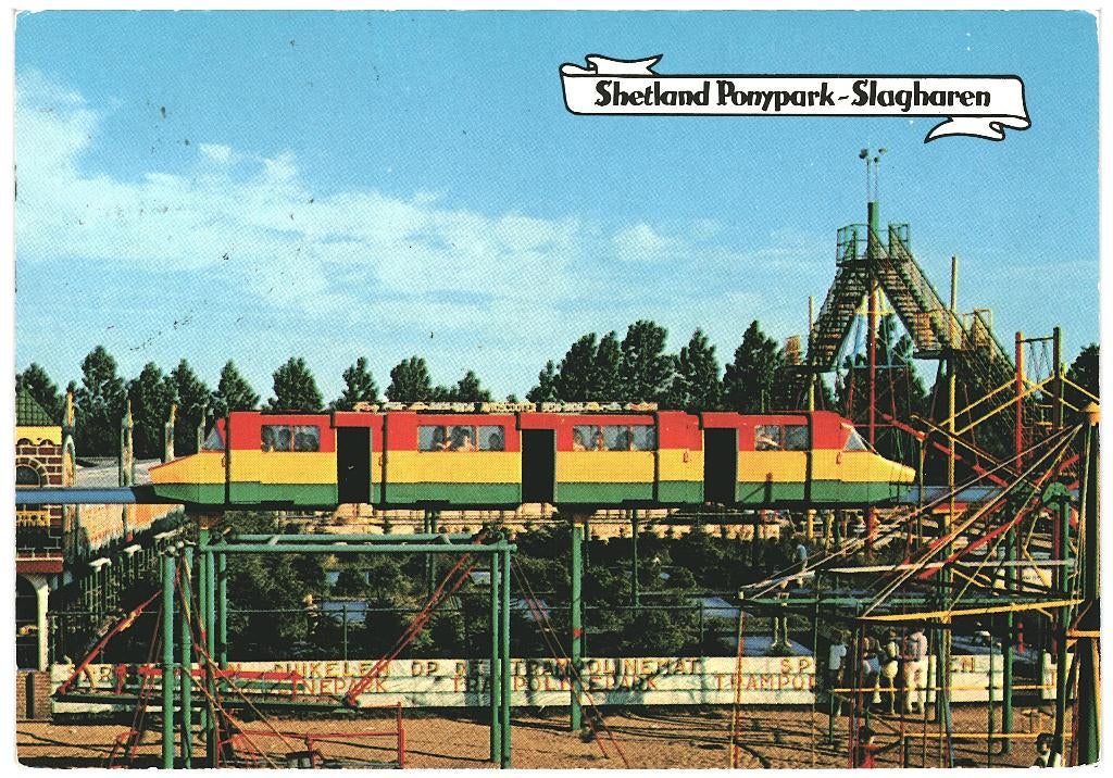 992163 Shetland ponypark Slagharen 1974 O Gelopen met zegel, Ophalen of Verzenden, Voor 1920, Gelopen, Overijssel