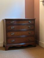 Heldense mahonie hout ladekast commode, Huis en Inrichting, Ophalen, Heldense Engelse ladenkast, 50 tot 100 cm, Zo goed als nieuw