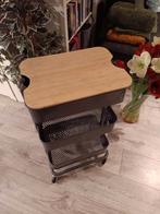 IKEA RÅSKOG roltafel/serveerwagen met bamboe blad, Ophalen