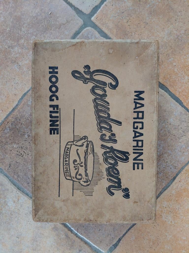 Gouda's Roem Margarine Kartonnen Doos, Verzamelen, Merken en Reclamevoorwerpen, Ophalen