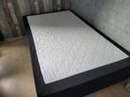 Boxspring 120x200, Huis en Inrichting, Slaapkamer | Boxsprings, Ophalen, Gebruikt, Zwart, Twijfelaar