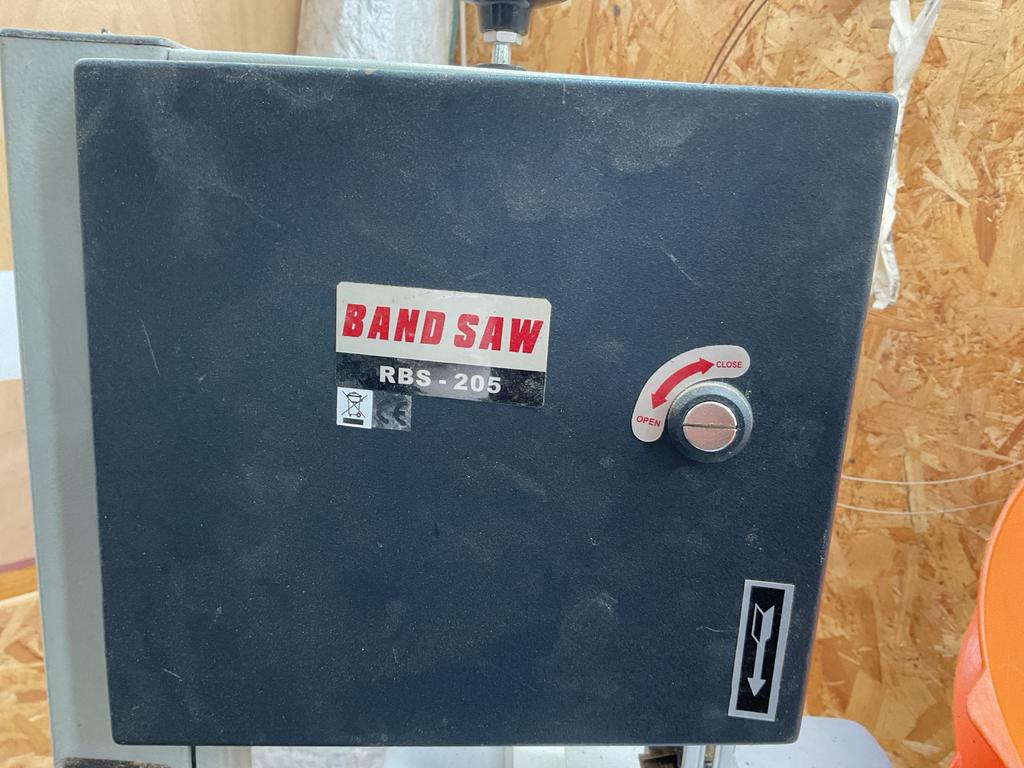 Lintzaag RBS-205 met 2 reservezagen, Ophalen, Gebruikt, 30 tot 70 mm, Lintzaag