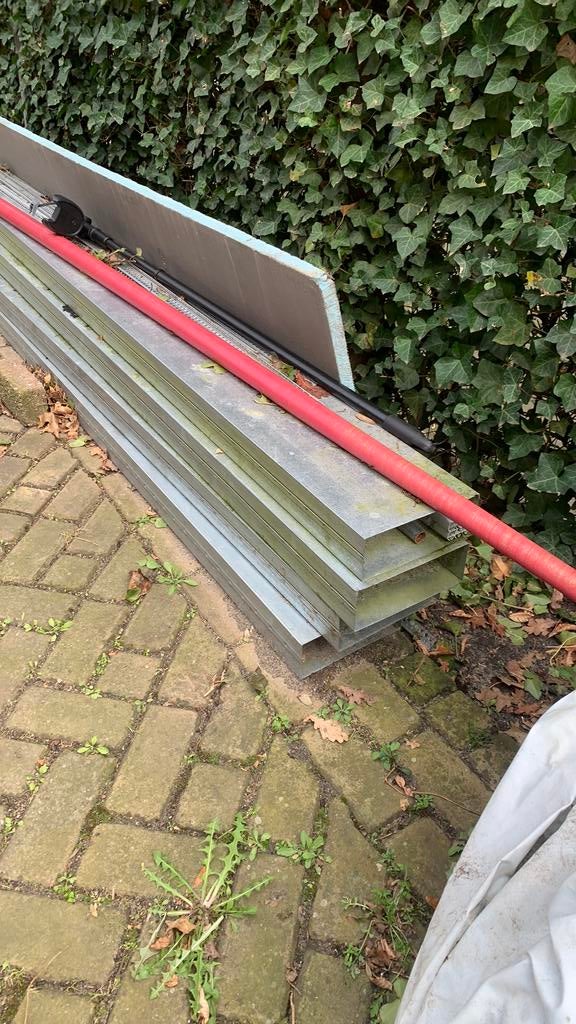 3x3m RVS rechthoekige luchtkokers, Ophalen of Verzenden, Zo goed als nieuw, Overige metalen