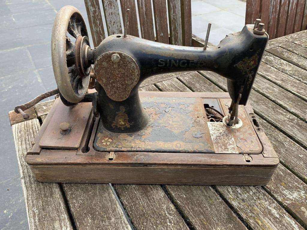 naaimachine vintage Singer, Ophalen