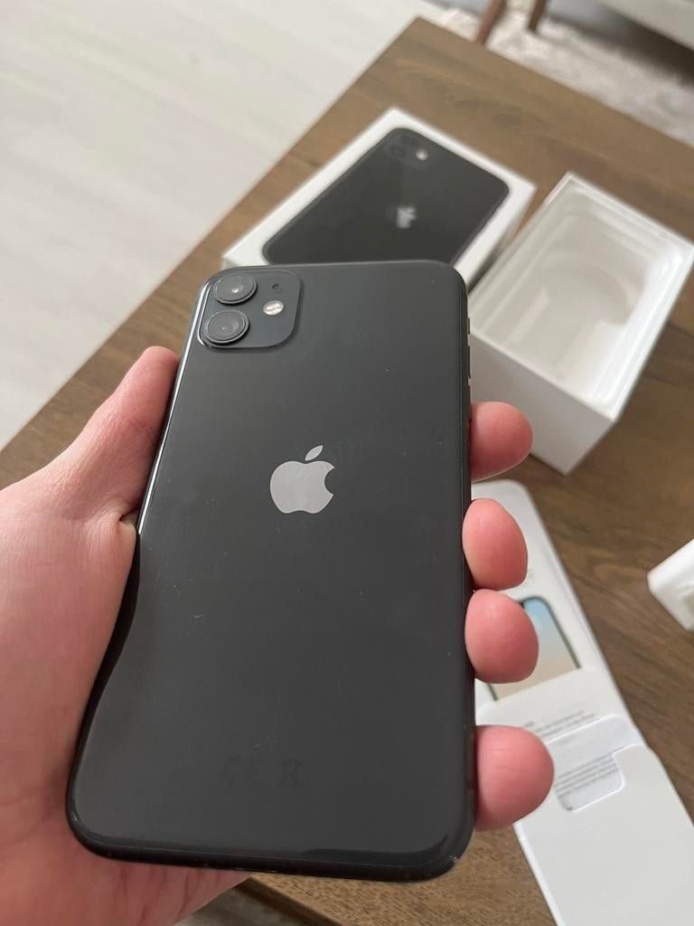 iPhone 11 Zwart - 64GB - Zo goed als nieuw, Ophalen, Zwart, IPhone 11, Zo goed als nieuw